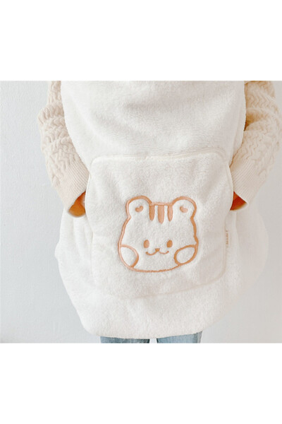 Choice بطانية أطفال شتوية من الصوف بتصميم سنجاب، عباءة خصر، بطانيات عربة الأط...