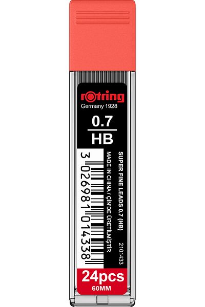 Rotring Graphite Leads 0.7 HB - Set of 24 Rotring