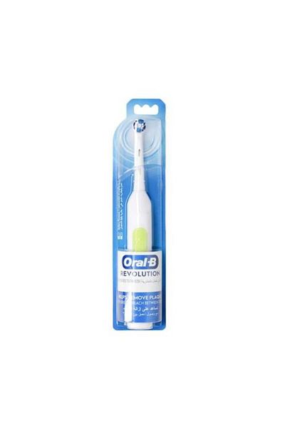 Oral-B فرشاة أسنان أورال-بي ريفوليوشن تعمل بالبطارية