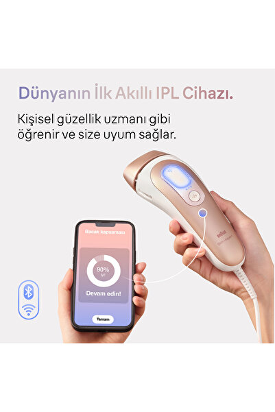Braun IPL Skin i·expert, Evde Tüy Alma, Ücretsiz Uygulama, Çanta, Gillette Venus, 3 Başlık, PL7253