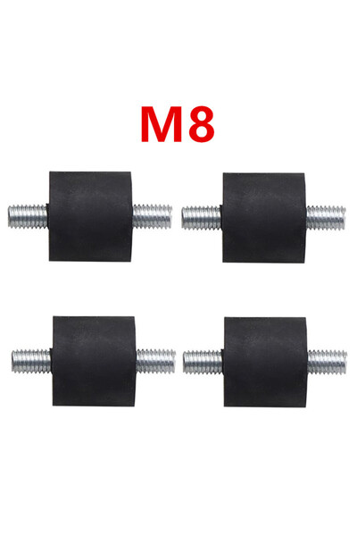 Choice1 4 قطع M8 و 4 قطع M6/M8 وسادات قدم مضادة للاهتزاز من نوع البرغي لتركيب...