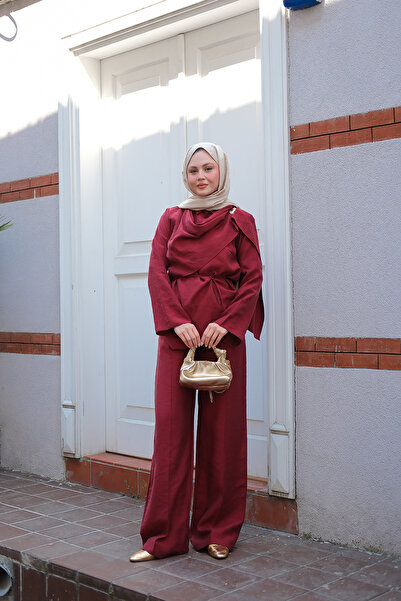 LOCCO Women's Begonia Suit Claret Red