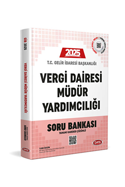 Data Yayınları 2025 Vergi Dairesi Müdür Yardımcılığı Sınavı Soru Bankası (Kar...