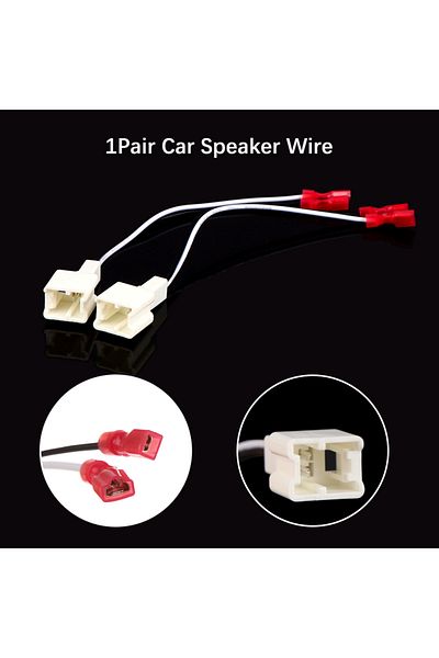 Choice one size 1Pair Car Tweeter Dash Front Speaker Wire Harness Adapter Cable Connector Wiring Cable For