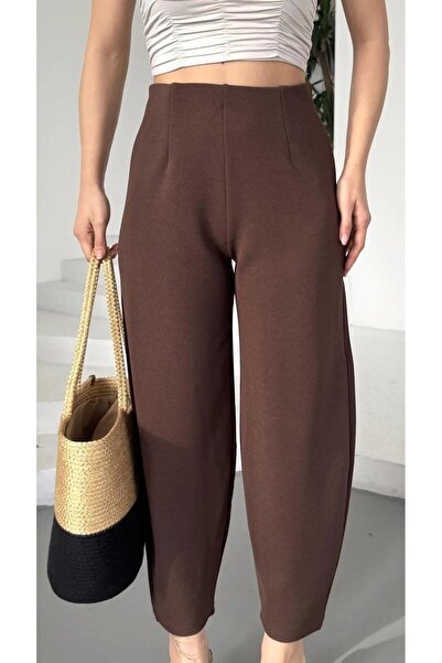 Akm Life Shalwar Model Crepe ύφασμα από βαμβακερό λιλκράλα με ελαστική μέση