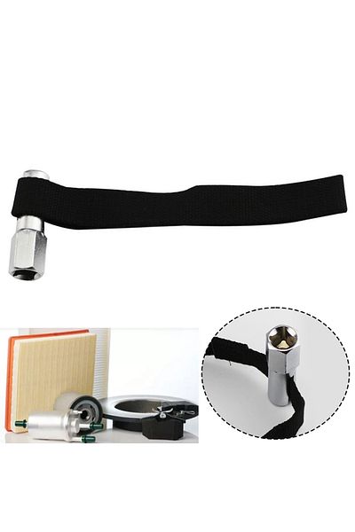 Choice 1pcs Oil Filter Strap Wrench Steel 1/2in Drive Strap Filter Removal Wrench For Industrial Car Aut...