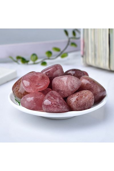 Choice 100g 20-40mm 100g 100g Rose Strawberry Natural Stones Crystal Quartz Mineral Specimen Reiki Chakra H