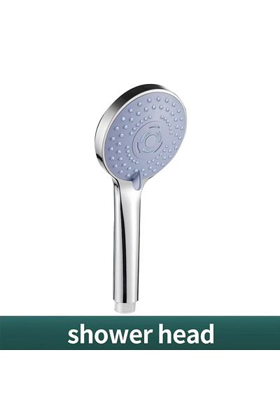 Choice Shower Head Shower 3 Kit Boosted 5-speed Large Water Outlet Shower Set Of 3-piece Household Handheld