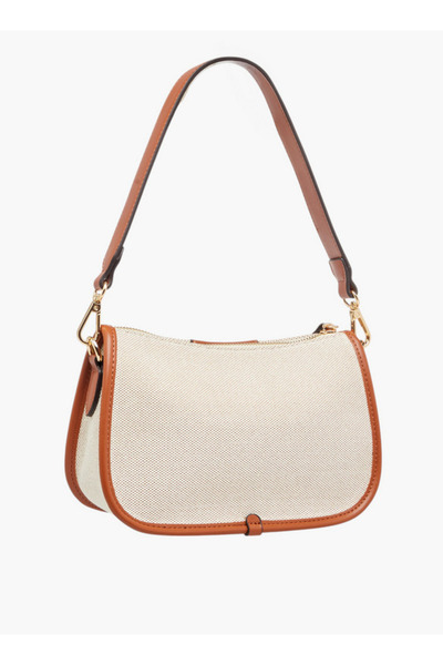 Celeste Textured Crossbody Bag with Zip Closure and Detachable Strap - W 8 x H 19.5 x D 16 cm