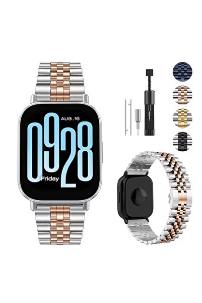Alstrap Redmi Watch 5 Active/Redmi Watch 5 Lite Uyumlu Rolex Tasarım Paslanma...