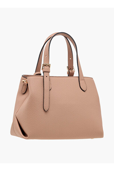 Celeste Solid Tote Bag with Double Handles and Detachable Strap - W 13 x H 20.5 x D 29 cm