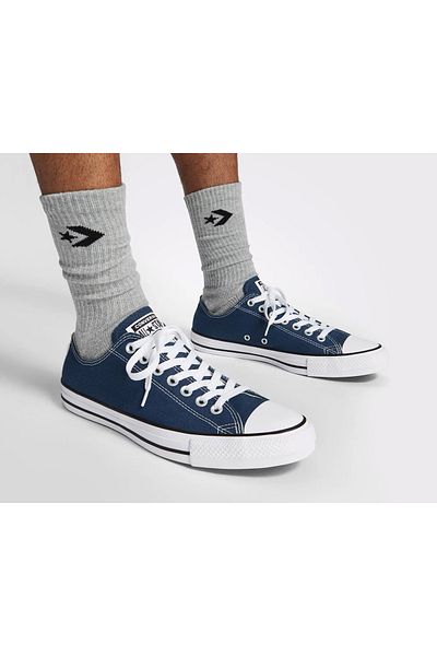 converse ديلي سنيكرز أسود/كحلي