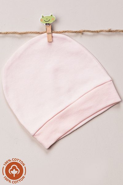 Miniel Unisex Baby Combed Organic Cotton Newborn 3-Piece Baby Beanie Set