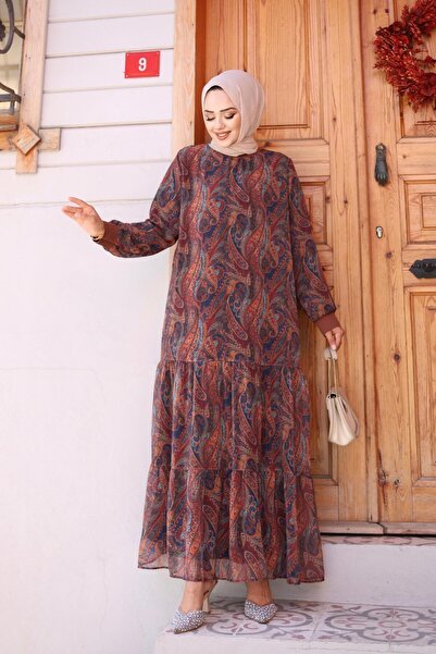 HARMAN BUTİK ΓΥΝΑΙΚΕΙΟ ΦΟΡΕΜΑ ΜΕ ΣΧΕΔΙΟ ΣΙΦΟΝ ΜΕ ΦΟΡΕΜΑ