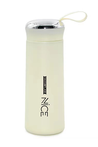 ABYZ Γυάλινο, ποτήρι για υγρά, γυάλινο εσωτερικό, 400ml χρώμα λευκό