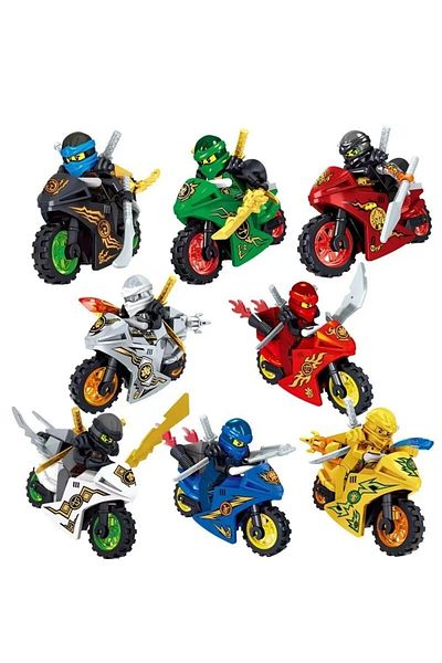 marimari سلسلة محركات Ninjago المكونة من 8 قطع هي نفس الصورة المتوافقة مع Lego