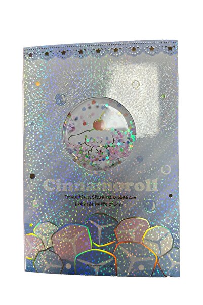 Miniso Sanrio Lisanslı Cinnamoroll Renkli Yaz Serisi Sert Kapak Kareli Sallan...
