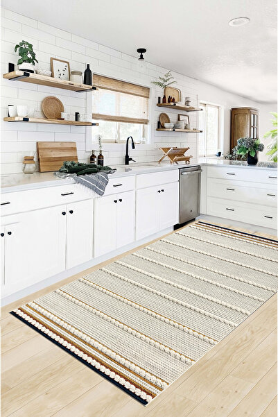 G&C HOME Dijital Baskılı Yıkanabilir Kaymaz Taban Salon ve Oturma Odası Halısı