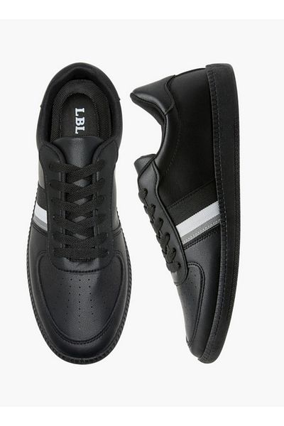LBL by Shoexpress Panelled Lace-Up Sneakers