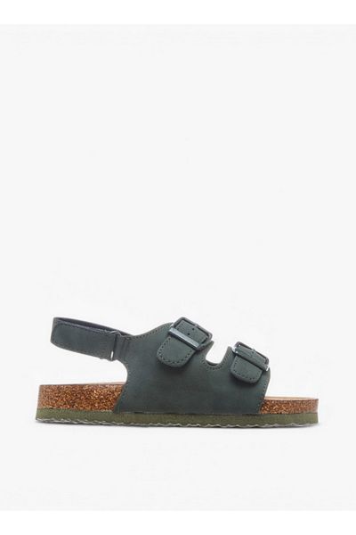 LBL by Shoexpress Buckle Accent Strap Sandals with Hook and Loop Closure