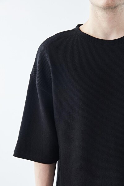 VAMOSCLO oversized Βασικό Σετ Φόρμας Πλεκτομηχανής Μαύρο