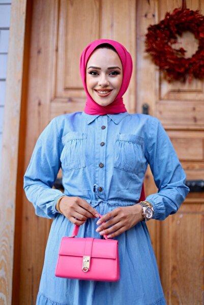 HARMAN BUTİK Tansel Denim Dress - Women's, with Pockets