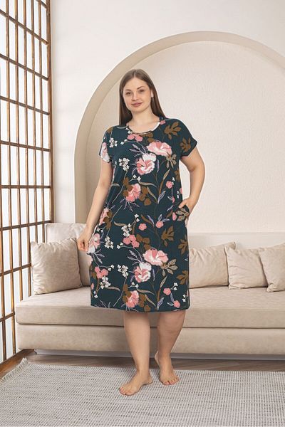Asel Φόρεμα Ultrasoft Lycra με τσέπες μεγάλου μεγέθους