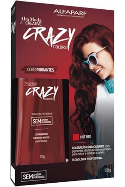 Alfaparf Revolution Creative Crazy Colors Hair Dye, Red