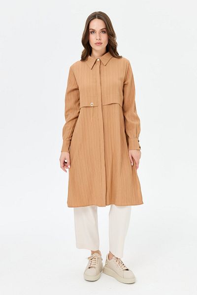 Esswaap Capsule Detailed Savior Tunic Camel