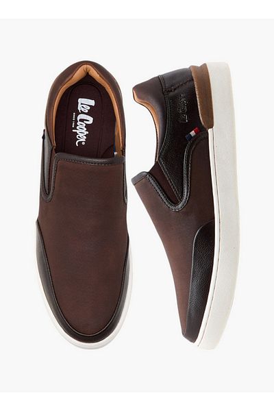 Lee Cooper Men's Logo Detail Slip-On Loafers