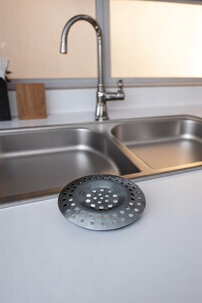 intoku Stainless Metal Steel Portable Sink Strainer 2 Pack