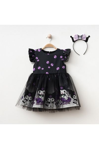 ALPİDS Chrome Girl Tulle Crowned Evening Dress