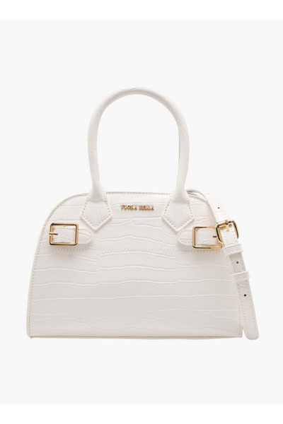 Flora Bella by Shoexpress Textured Crossbody Bag with Detachable Strap - W 9.5 x H 18 x D 25 cm