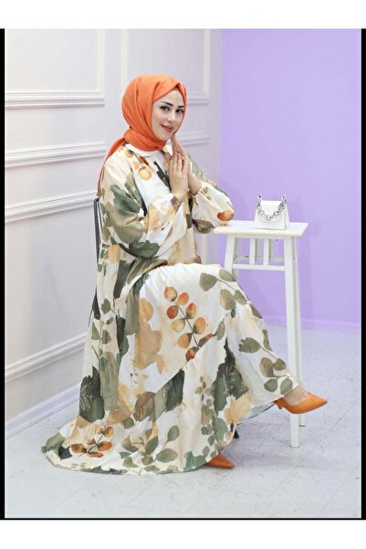 HARMAN BUTİK Φόρεμα Modal Testeur με Ethnic Pattern - Γυναικεία