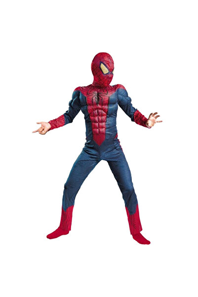 KidMania Costum Spiderman cu muschi Infinity War pentru copii 100-110 cm 3-5 ani