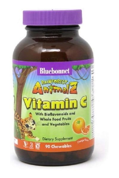 Bluebonnet Blue Bonnet Super Earth Rainforest Animalz Vitamin C Chewable Tablets, 90 count