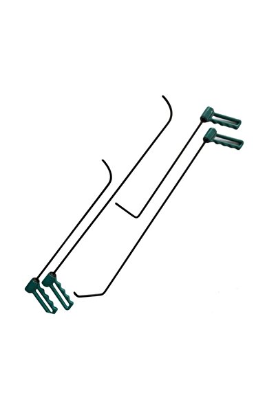 TrAuto PDR Göçük Düzeltme Aleti - 4 Parça Ayarlanabilir Sap - 360 Derece