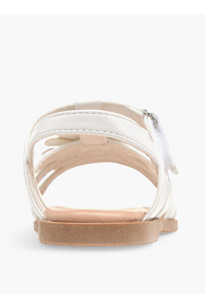 Flora Bella by Shoexpress Applique Detail Sandals with Hook and Loop Closure