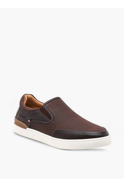 Lee Cooper Men's Logo Detail Slip-On Loafers