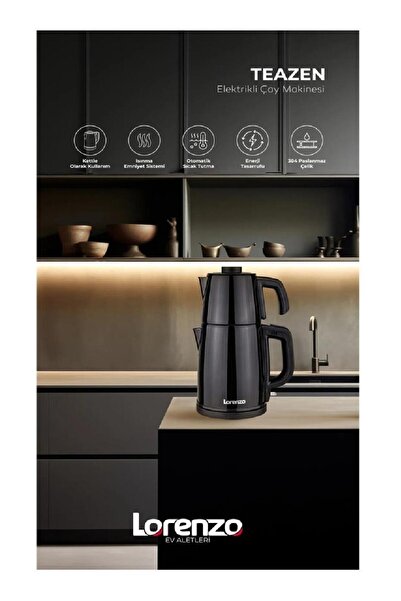 Lorenzo Teazen Pro Digital Tea Machine Matte Black