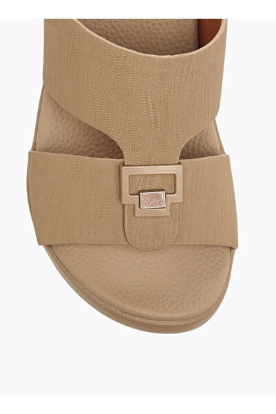 LBL by Shoexpress Metal Accent Slip-On Arabic Sandals