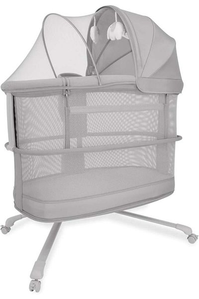 Mini Baby Mastela 3-in-1 Smart Electric Baby Bedside Crib, 3 Height Adjustments