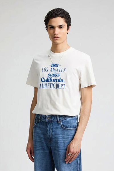 Guess Catmint Cn T-Shirt Men's White T-Shirt Z5Gi16I3Z14-G018