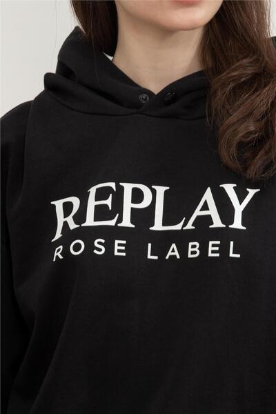 Replay Over Kadın Kapüşonlu Sweatshirtw3711c00023358p