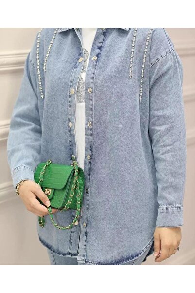 HARMAN BUTİK KADIN KOT CEKET PANTOLON İKİLİ KOT TAKIM