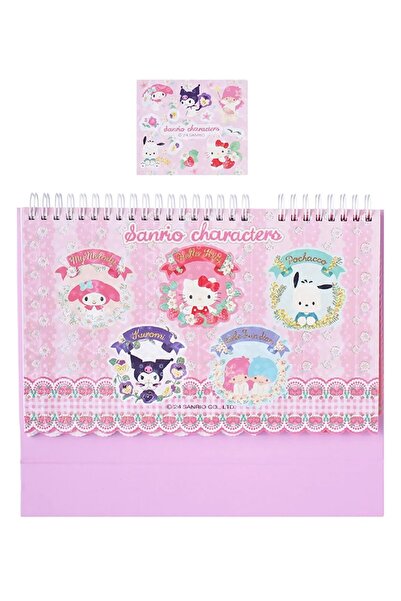 Miniso Sanrio Lisanslı Telli Not Defteri Pembe - 80 Yaprak
