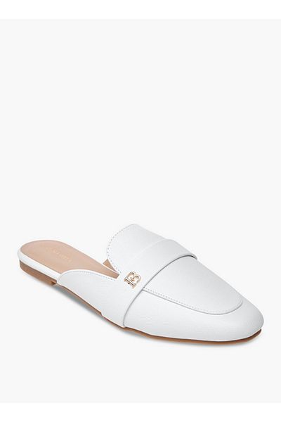 Flora Bella by Shoexpress Textured Slip-On Mules