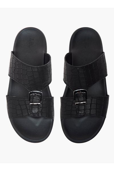 LBL by Shoexpress Buckle Accent Slip-On Arabic Sandals