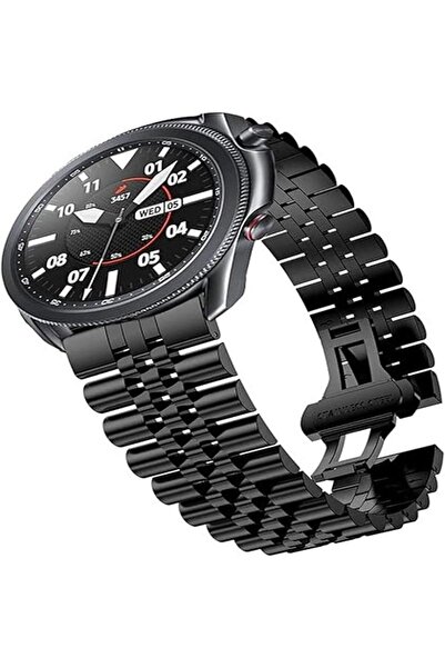 Alstrap Huawei Watch GT6/Gt5/Gt4/Gt3 Pro 46mm Uyumlu Tasarım Paslanmaz Çelik ...