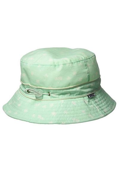 Banz Palarie Bebelusi Bucket, Protectie Soare UPF50+, Mint Palm Tree, 6 - 24 luni